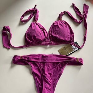 NWT Vix Bia Tube Bottoms in Magenta
